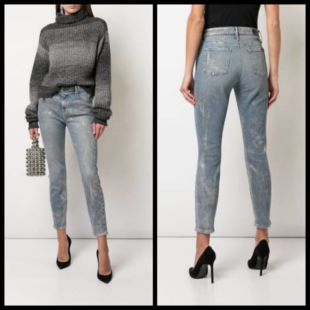 💕RTA💕 Madrid Skinny Jeans Silver Sun Blue 23 NWT